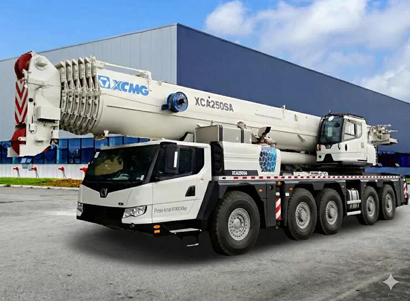 Lifting equipment with telescopic cranes and gantry systems